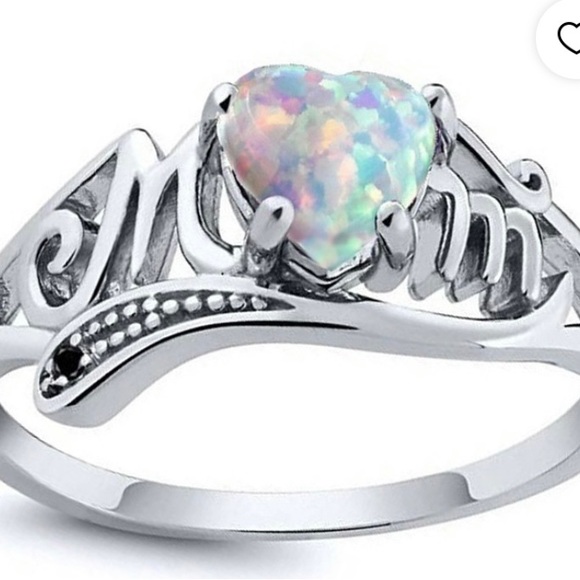 SOLD🧿🧿🧿🧿🧿🧿🧿SILVER FIRE 🔥 OPAL MOM 💍 RING 925 SZ.9🆕🏷️ - Picture 3 of 16
